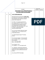 Technicalproposal: For 750kva Substation Equipment