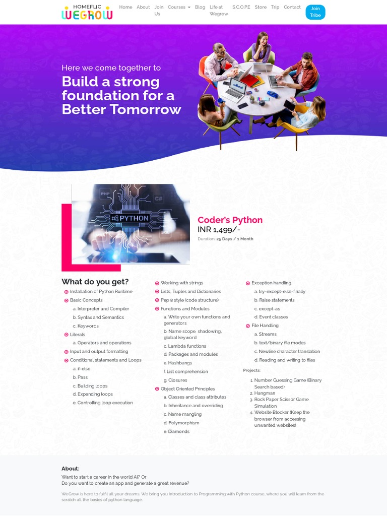 Python Programming For Beginners | PDF | Mentorship | Python ...