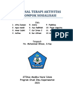 Proposal Terapi Aktivitas Kelompok Sosialisasi