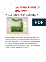 Industrial Applications of Green Chemistry