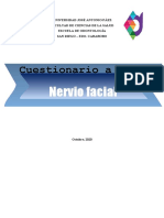 Cuestionario A Mano Del Nervio Facial VII Par Craneal.