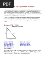 Basic DD Equations & Practices: Triangles (TVD - VIEW)