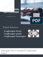 Lingkungan Bisnis, Pajak & Keuangan1