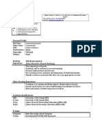 Latet CV Format