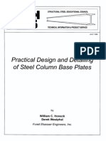 Practical Design and Detailing of Steel Column Base Plates - Forell Elsesser- Honeck Westphal 1999