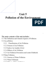 Unit 5 Pollution of The Environment