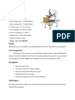 Mesin Carton Sealer