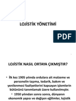 Lojistik Yönetimi 1. Dönem