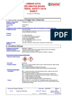 Lembar Data Keselamatan Bahan (Material Safety Data Sheet) : 1. Identifikasi Senyawa (Tunggal Atau Campuran)