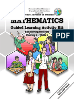 Mathematics: Guided Learning Activity Kit