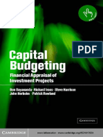 Don Dayananda, Richard Irons, Steve Harrison, John Herbohn, Patrick Rowland - Capital Budgeting_ Financial Appraisal of Investment Projects (2002)