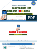 05 - Simulasi&Praktek - Pendataan SDGs Desa 2021 - #3 - MenuEntryIndividu