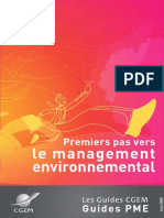 Le Management Environnemental: Premiers Pas Vers