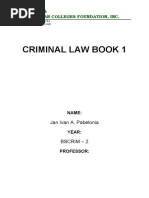 Criminal Law Book 1: Kurios