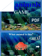 Marine Life Identification Game