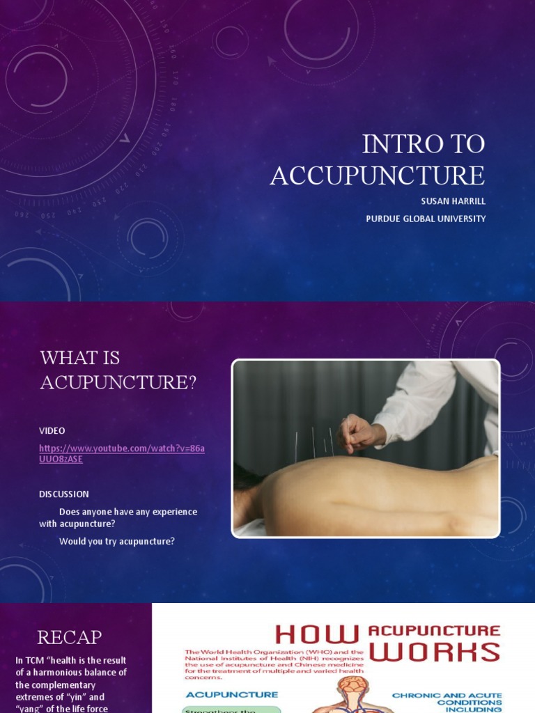 Acupuncture Lecture | PDF | Acupuncture | Clinical Medicine