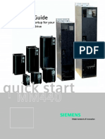 Siemens Micromaster 440 Quick Start Guide