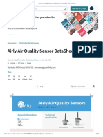 Airly Air Quality Sensor DataSheet - Particulates - Air Pollution