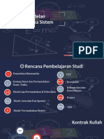 Pemodelan Matematika Sistem