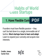 NFX: 9 Habits of World Class Startups: 1. Have Flexible Curiosity