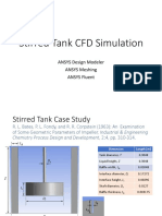 Stirred Tank CFD Simulation