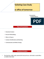 Marketing Case Study The Office of Tomorrow: Presented by - Praphull Kabtiyal - Prasad Suryawanshi