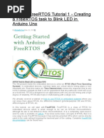 Arduino FreeRTOS Tutorials