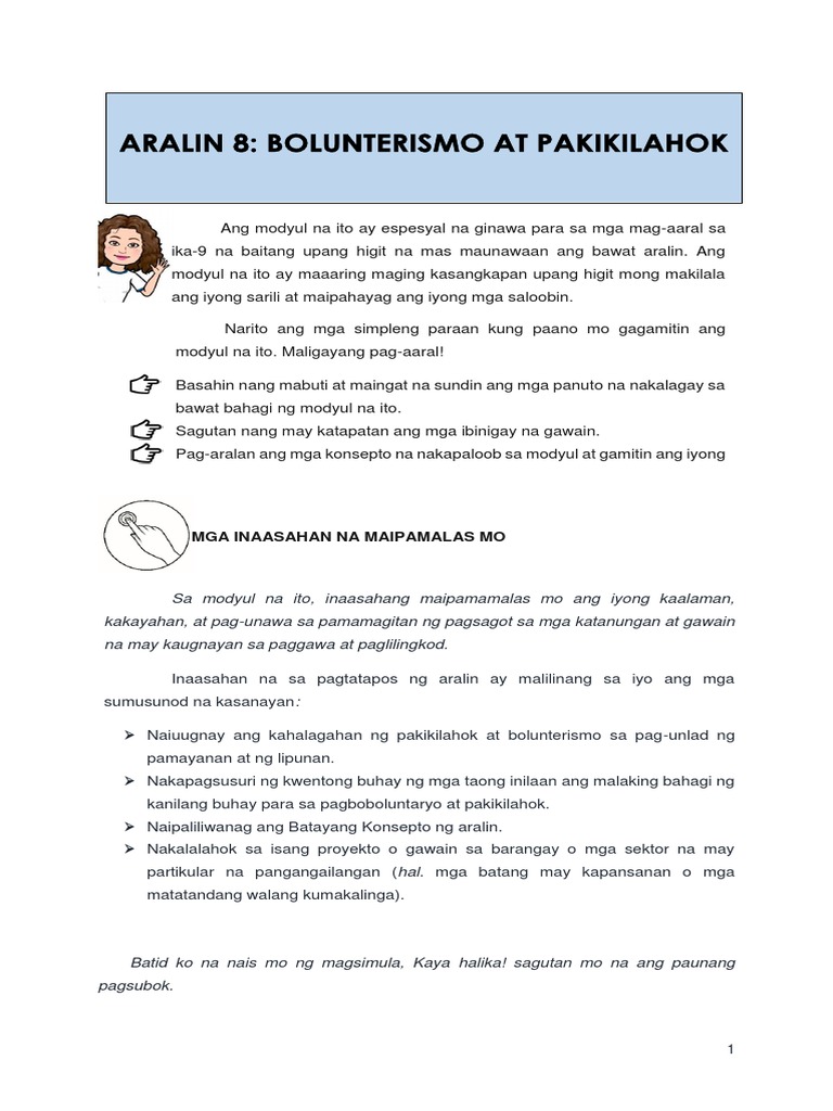 ESP 9 Q2 Weeks 7 8 | PDF