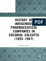 History of Indigenous Pharmaceutical Companies in Colonial Calcutta