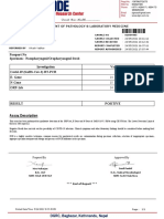 Covid-19 PCR Test Report Shows Positive Result