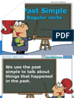 Miss Erika Steppes teaches past simple verbs