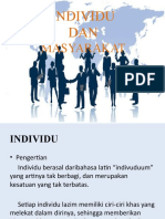 INDIVIDU DAN MASYARAKAT