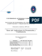 Permutación y Combinatoria