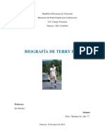 Biografia de Terry Fox