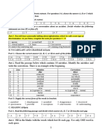 KEY 11 listening, vocabulary, reading and writing practice test