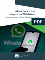 Sugestões para uso seguro do WhatsApp