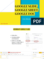 10 - Google Slide, Google Sheet, Google
