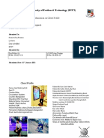 BGMEA University of Fashion & Technology (BUFT) : Submission On Client Profile