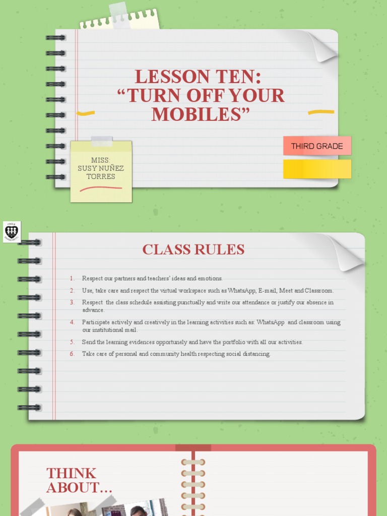 Lesson Ten Turn Off Your Mobiles | PDF | Applied Psychology | Learning