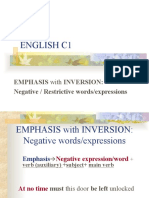 Emphasis With Inversion (Negative Words)