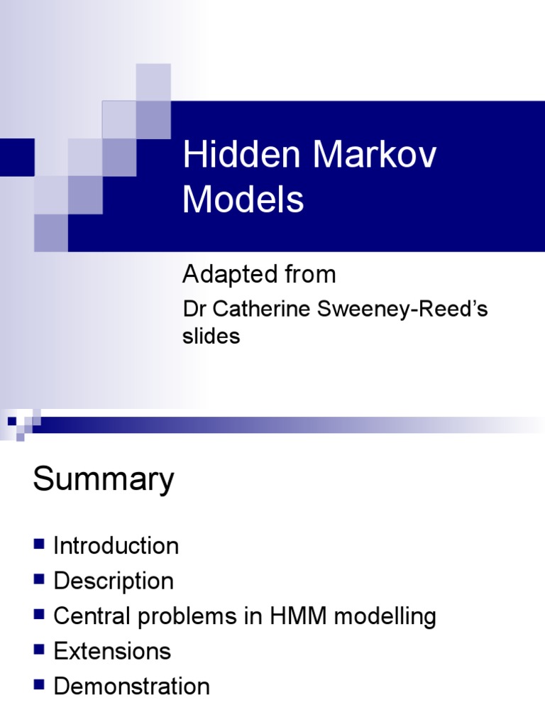 Hidden Markov Models Overview | PDF | Computer Science | Cybernetics