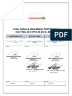 Plan COVID-19 para vigilancia, prevención y control en el trabajo