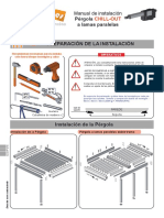 Instrucciones Pérgola Chill - Out Pararela