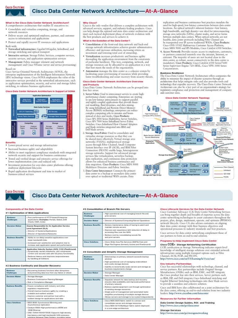 Data Center Network Arch | PDF