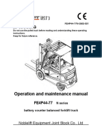 Operation and Maintenance Manual: Warning