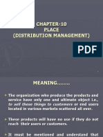 Chapter-10 Place (Distribution Management)