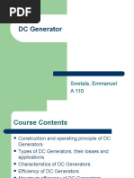 DC Generator: Swetala, Emmanuel A 110