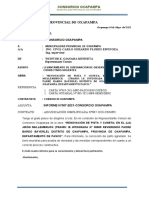 Corrección de paño agrietado en pista de Oxapampa