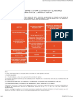 Interrelación factura electrónica y régimen informativo compras ventas