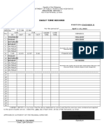 Daily Time Record: Regional Office I